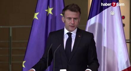 Macron'dan Ukrayna'ya hava savunma f&uuml;zesi taahh&uuml;d&uuml;
