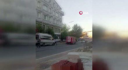 Mutfakta yangın &ccedil;ıktı, doğalgaz bomba gibi patladı