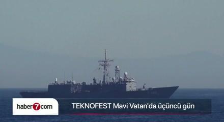 T&uuml;rk donanmasının vurucu g&uuml;c&uuml; TCG Sancaktar TEKNOFEST Mavi Vatan'da kapılarını a&ccedil;tı
