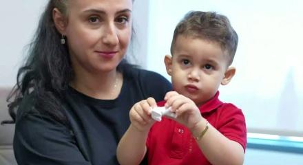 2 yaşındaki Aras'ın nefes alma m&uuml;cadelesi! Soluk borusu genişletildi 