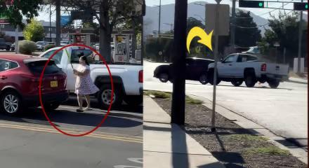 ABD'de trafikte aracın camını beyzbol sopayla kıran kadına şok misilleme