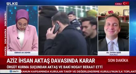 Aziz İhsan Aktaş davasında karar a&ccedil;ıklandı