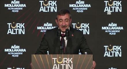 Cevdet Yılmaz m&uuml;jdeyi verdi: Mollakara&rsquo;daki dev altın tesisinde kurdele kesildi