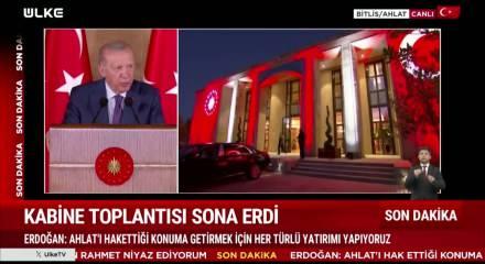 Cumhurbaşkanı Erdoğan'dan Ahlat'ta ekonomi ve g&uuml;ven mesajı