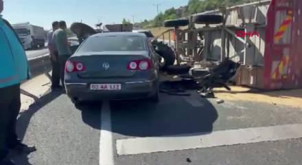 D&uuml;n g&ouml;revine başlayan Sultandağı Kaymakamı ile savcı eşi kazada yaralandı