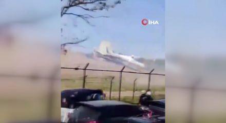 Endonezya'da Sukhoi savaş u&ccedil;ağı pistten &ccedil;ıktı