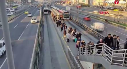 İstanbul'da metrob&uuml;s &ccedil;ilesi: 52 kilometrelik hatta 391 sarsıntı