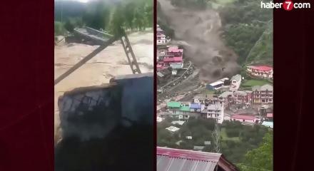 Nepal&rsquo;de sel felaketinin bilan&ccedil;osu g&uuml;n ge&ccedil;tik&ccedil;e ağırlaşıyor!