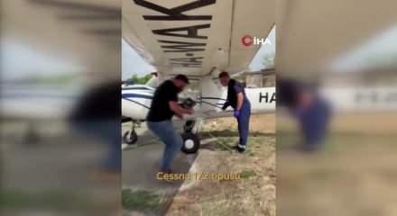 Macaristan&rsquo;da k&uuml;&ccedil;&uuml;k u&ccedil;ak ka&ccedil;ıran ş&uuml;pheli, n&uuml;kleer santral &uuml;zerindeki u&ccedil;uşa yasak b&ouml;lgeye girdi