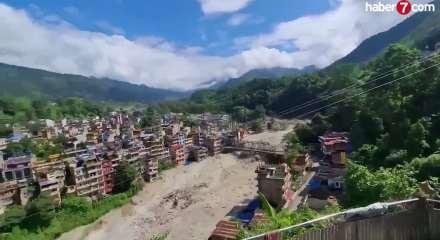 Nepal&rsquo;de tehlike devam ediyor! Halka g&uuml;venli  kesimlere ge&ccedil;in &ccedil;ağrısı!