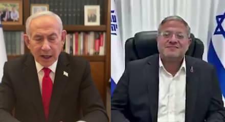 Soykırımcı Netenyahu ile ortağı Ben-Gvir birbirine girdi