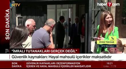 G&uuml;venlik kaynaklarından 'İmralı' a&ccedil;ıklaması