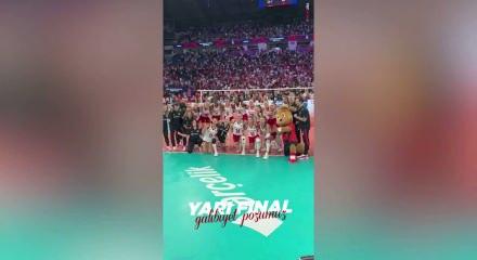 A Milli Kadın Voleybol Takımı, yarı finale y&uuml;kseldi