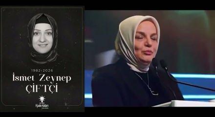  AK Parti Kadın Kolları MKYK &uuml;yesi İsmet Zeynep &Ccedil;ift&ccedil;i hayatını kaybetti