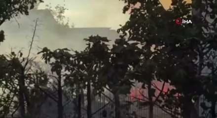 Bursa'da elektrikli ara&ccedil; şarj istasyonunda yangın