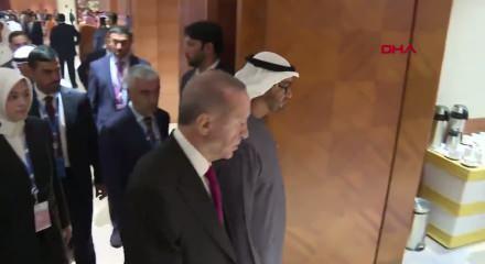 Cumhurbaşkanı Erdoğan, Al Nahyan ile g&ouml;r&uuml;şt&uuml;