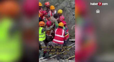 Felaketten 10 g&uuml;n sonra 2 kişi sağ kurtarıldı