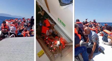 Girne'deki gemi faciasında yeni g&ouml;r&uuml;nt&uuml;ler ortaya &ccedil;ıktı! 
