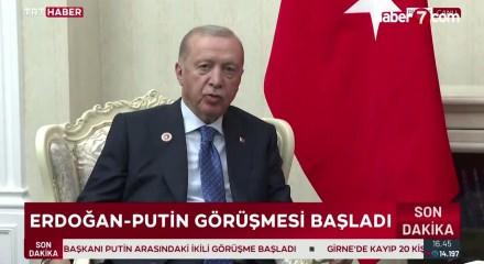 Başkan Erdoğan ve Putin Bişkek'te g&ouml;r&uuml;şt&uuml;: Yeni n&uuml;kleer santral m&uuml;jdesi