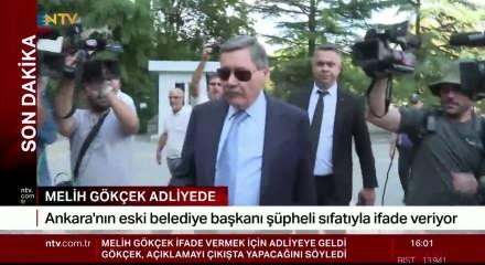 Melih G&ouml;k&ccedil;ek ifade i&ccedil;in adliyede!