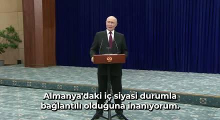 Putin'den Almanya a&ccedil;ıklaması