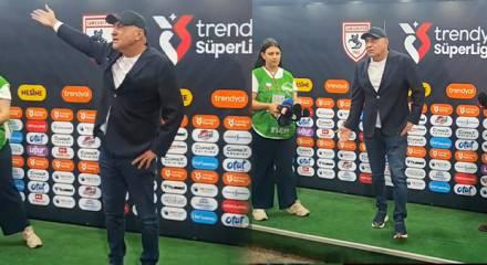 Samsunspor başkanı taraftarla atıştı o anlarda kameralar kayıttaydı