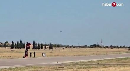 Yunanistan'da savaş u&ccedil;ağı d&uuml;şt&uuml;! O anlar kamerada