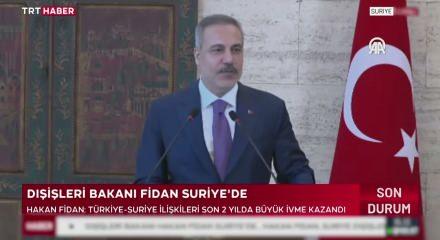 Bakan Hakan Fidan'dan krtik Şam ziyareti