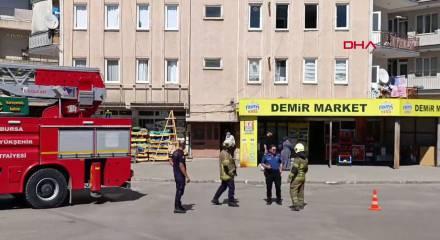 Bursa&rsquo;da doğal gaz borusu patladı: 6 katlı apartman tahliye edildi