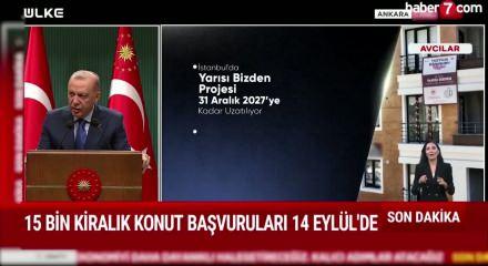 Cumhurbaşkanı Erdoğan "Yarısı Bizden Projesi"nin uzatıldığını a&ccedil;ıkladı