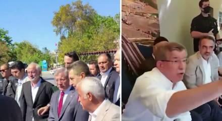 Cumhurbaşkanı Erdoğan'a hakaret eden Ahmet Davutoğlu adliyede!