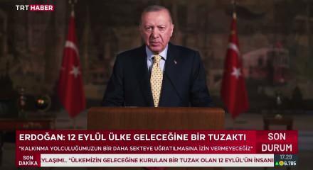 Cumhurbaşkanı Erdoğan'dan 12 Eyl&uuml;l darbesinin 46. yılına ilişkin paylaşımı
