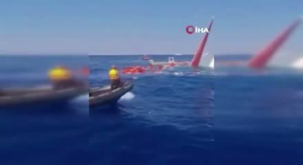 Girne&rsquo;de batan geminin yeni g&ouml;r&uuml;nt&uuml;leri ortaya &ccedil;ıktı