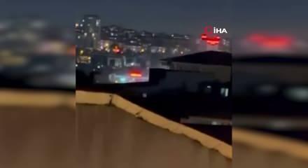 K&uuml;&ccedil;&uuml;k&ccedil;ekmece'de yıkımı yapılan bina &ccedil;&ouml;kt&uuml;