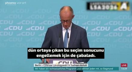 Merz'den se&ccedil;im a&ccedil;ıklaması: Derin bir şok i&ccedil;indeyiz!