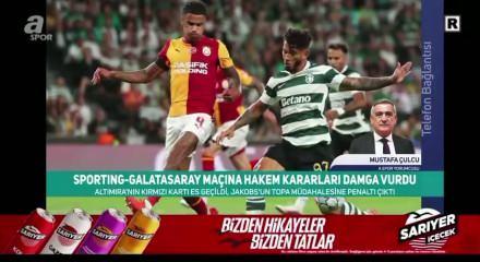Mustafa &Ccedil;ulcu, Sporting-Galatasaray ma&ccedil;ının hakemi Eskas'a ateş p&uuml;sk&uuml;rd&uuml;