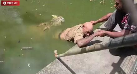 Papua Yeni Gine'de dehşet: Beslediği timsahın kurbanı oldu!