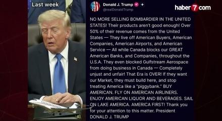 Trump d&uuml;ğmeye bastı: Dev şirkete ambargo!