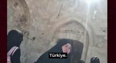 T&uuml;rklerin Yafa Kapısı'nda "burası bizim evimiz s&ouml;zleri" İsraillileri &ccedil;ıldırttı