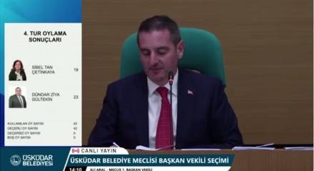 &Uuml;sk&uuml;dar Belediyesi 4.tur oylama sonrasında AK Parti'ye ge&ccedil;ti