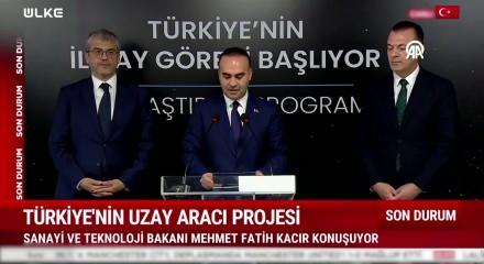  Bakan Mehmet Fatih Kacır "T&uuml;rkiye Ay'a uzay aracı g&ouml;nderecek!" dedi