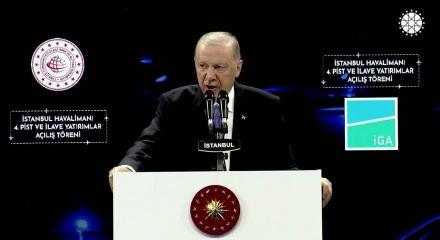 Cumhurbaşkanı Erdoğan'dan İstanbul Havalimanı rekoru a&ccedil;ıklaması