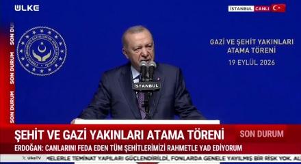Erdoğan: "Şehit ailelerimizin g&ouml;sterdikleri sabır, takdirlerin en y&uuml;kseğine layıktır"