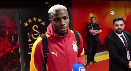 Galatasaray'da Trabzonspor ma&ccedil;ı &ouml;ncesi Osimhen gelişmesi