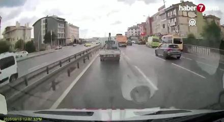 İstanbul'da ambulansa yol vermeyen s&uuml;r&uuml;c&uuml; yakalandı