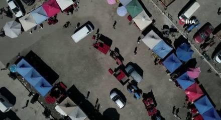 Komisyoncunun olmadığı pazarda &uuml;r&uuml;nler direk halkla buluşuyor