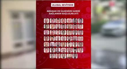 76 firari su&ccedil;lu T&uuml;rkiye&rsquo;ye getirildi