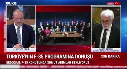 Cumhurbaşkanı Erdoğan'dan F-35 a&ccedil;ıklaması: Somut adım bekliyoruz!