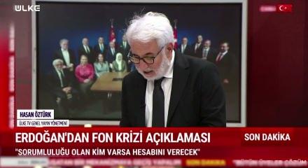 Cumhurbaşkanı Recep Tayyip Erdoğan Fon krizi hakkında ilk kez konuştu!