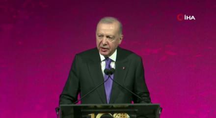 Erdoğan: T&uuml;rkiye yaptığı atılım ve hamlelerle savunma sanayinde d&uuml;nya &ouml;l&ccedil;eğinde rağbet g&ouml;ren bir akt&ouml;r haline gelmiştir